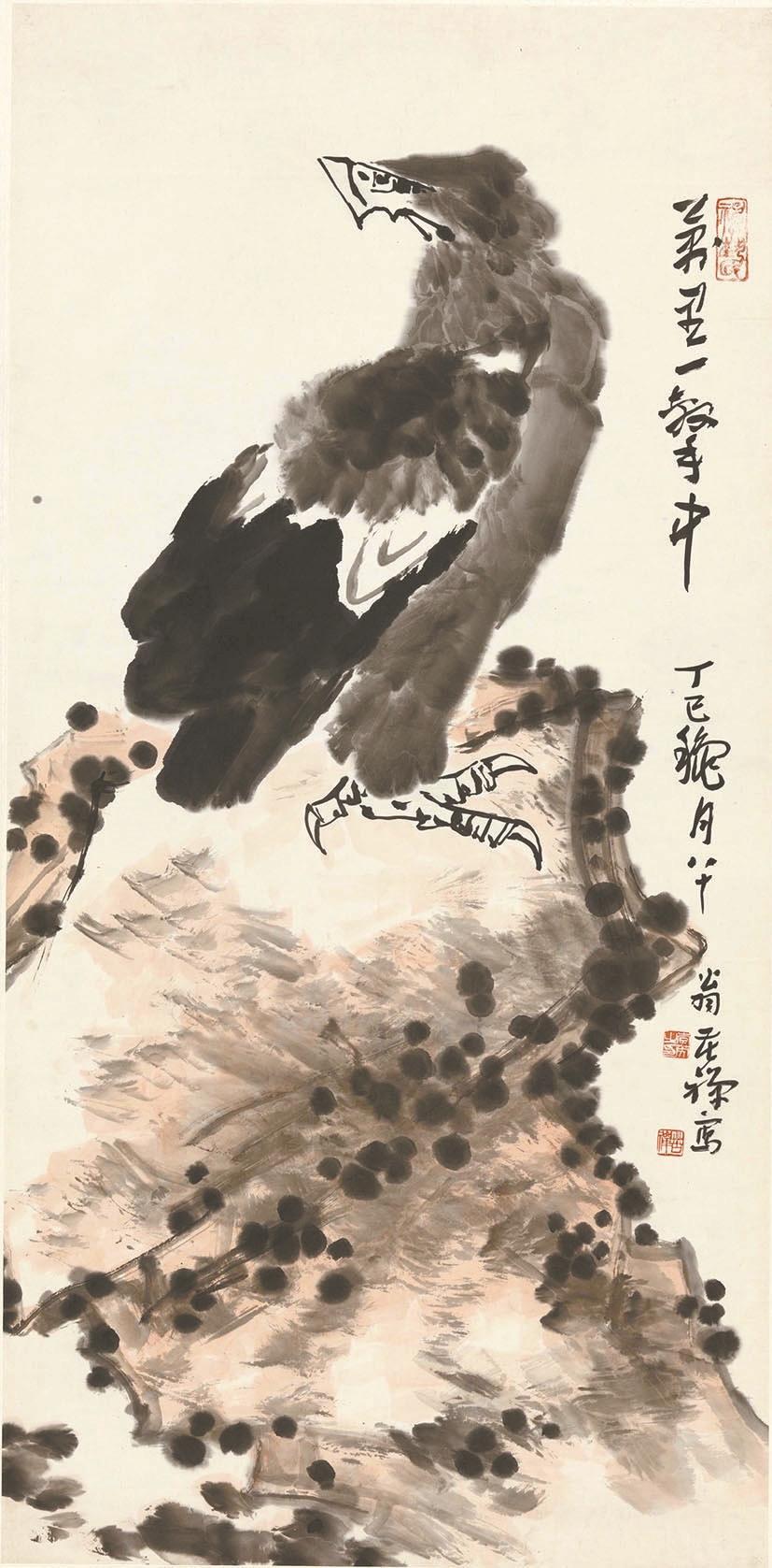 “美在苍朴—中国美术馆藏吴昌硕与20世纪以来写意花鸟画家作品展”作品选登|花鸟画_新浪财经_新浪网