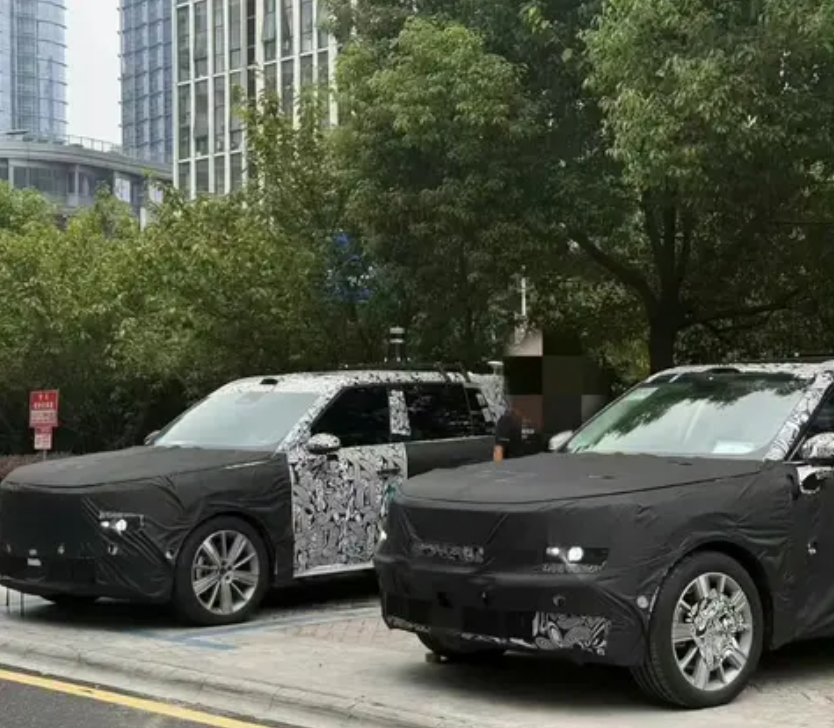 ▲ 网传领克全新旗舰 SUV 谍照，下同