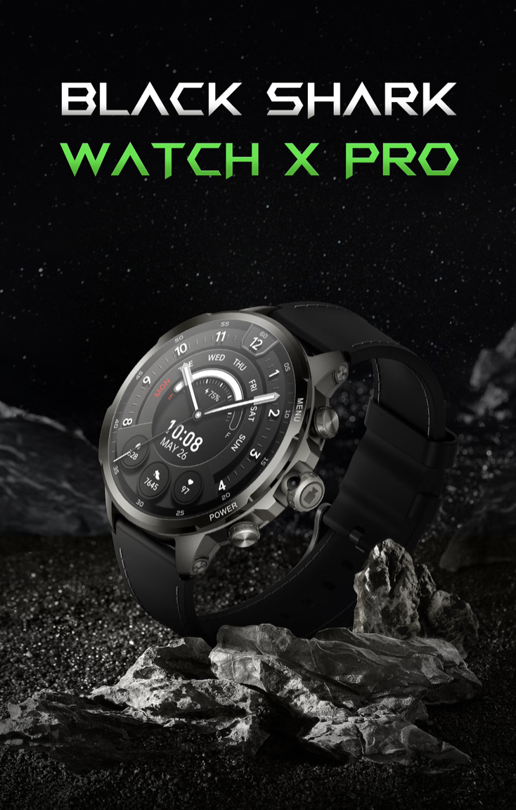 黑鲨watch x pro 智能手表首销:插卡通信,心率血氧监测,隐藏式摄像头