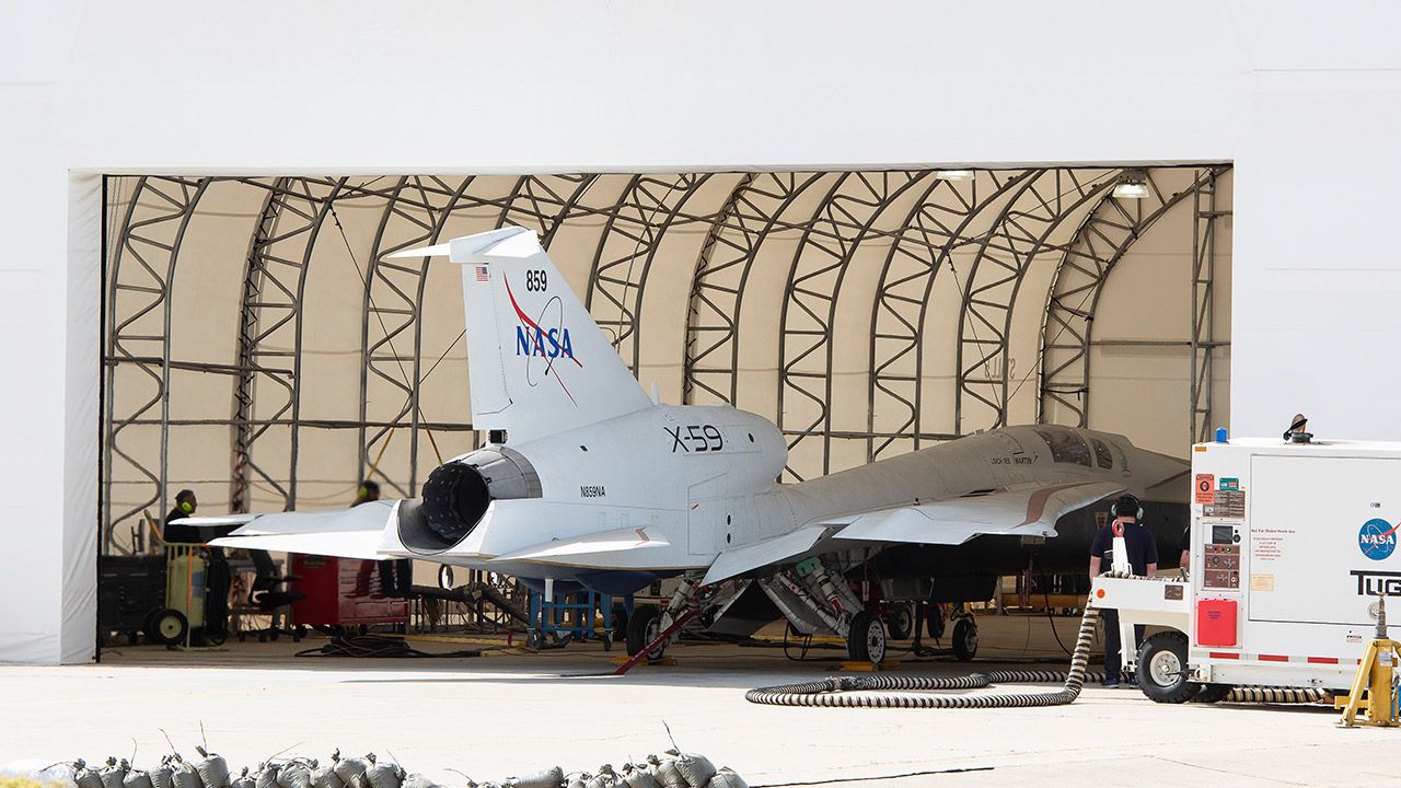 最大加力测试告捷:美国宇航局 X-59 静音超音速飞机即将首飞|NASA|告捷_新浪科技_新浪网