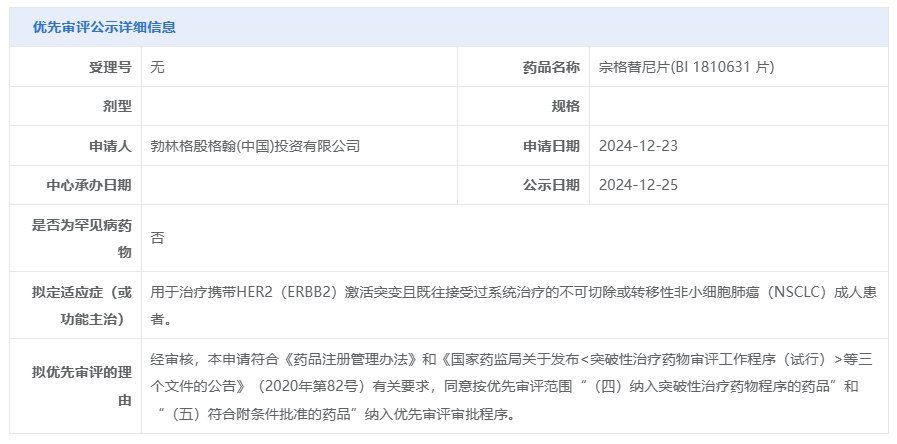 开端:CDE官网