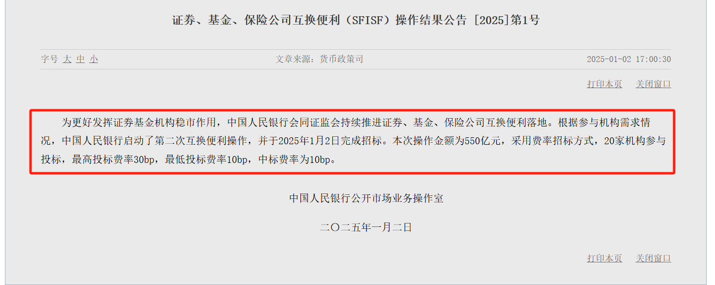 1050亿互换便利落地超预期，新入列6家券商积极表态，登记费减免，全力保驾护航