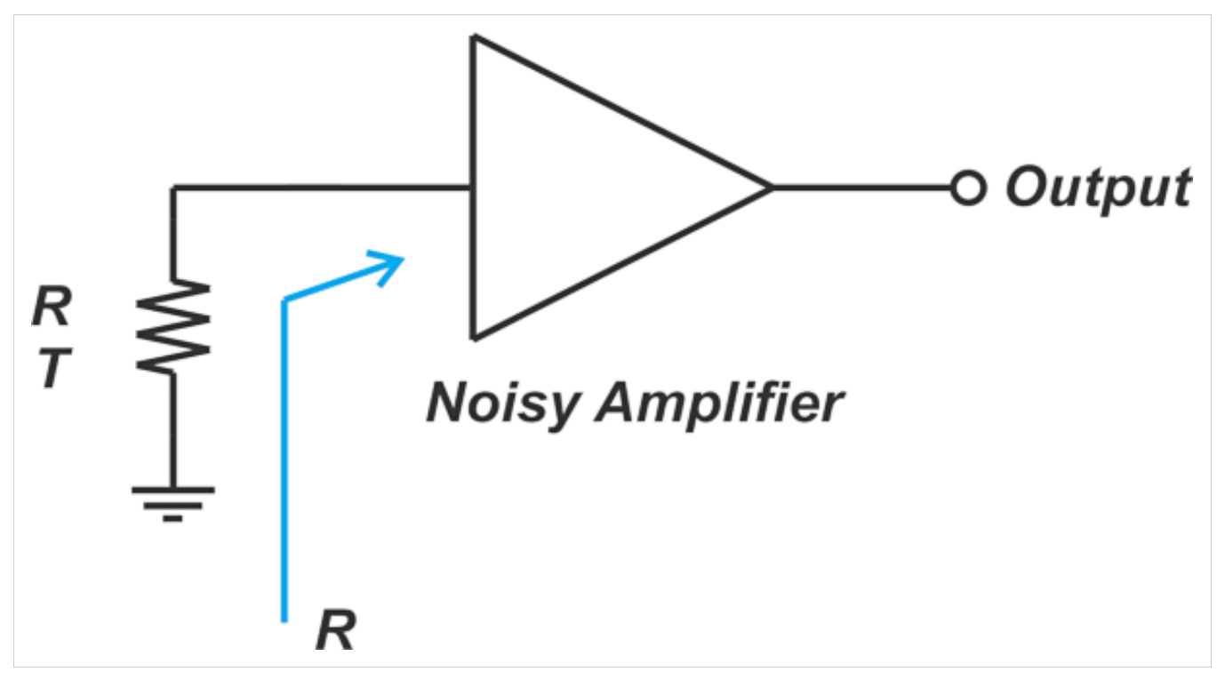 图1连接到源极电阻的双端口设备的示意图