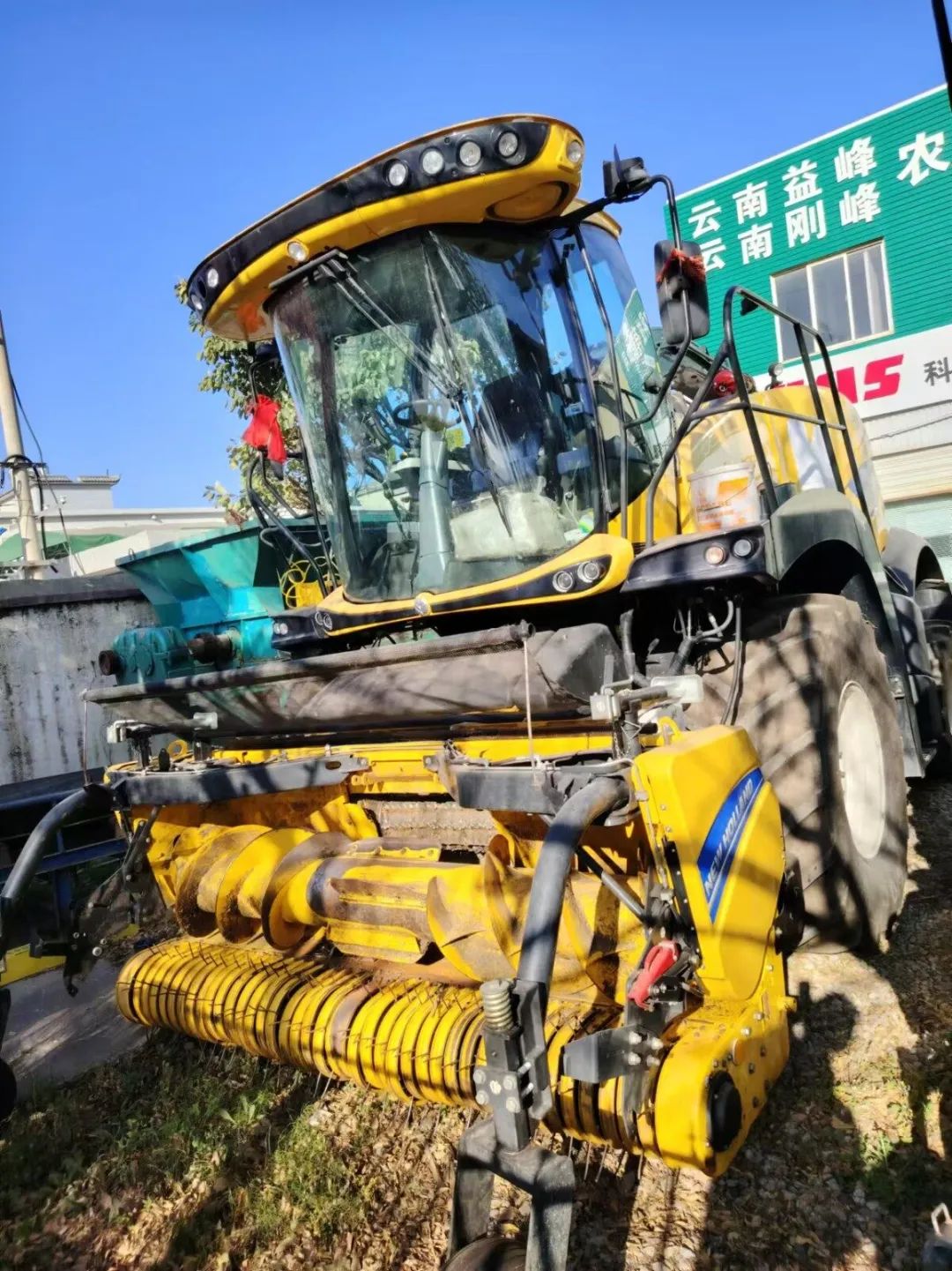 115万出售newholland纽荷兰纽荷兰fr450青贮机