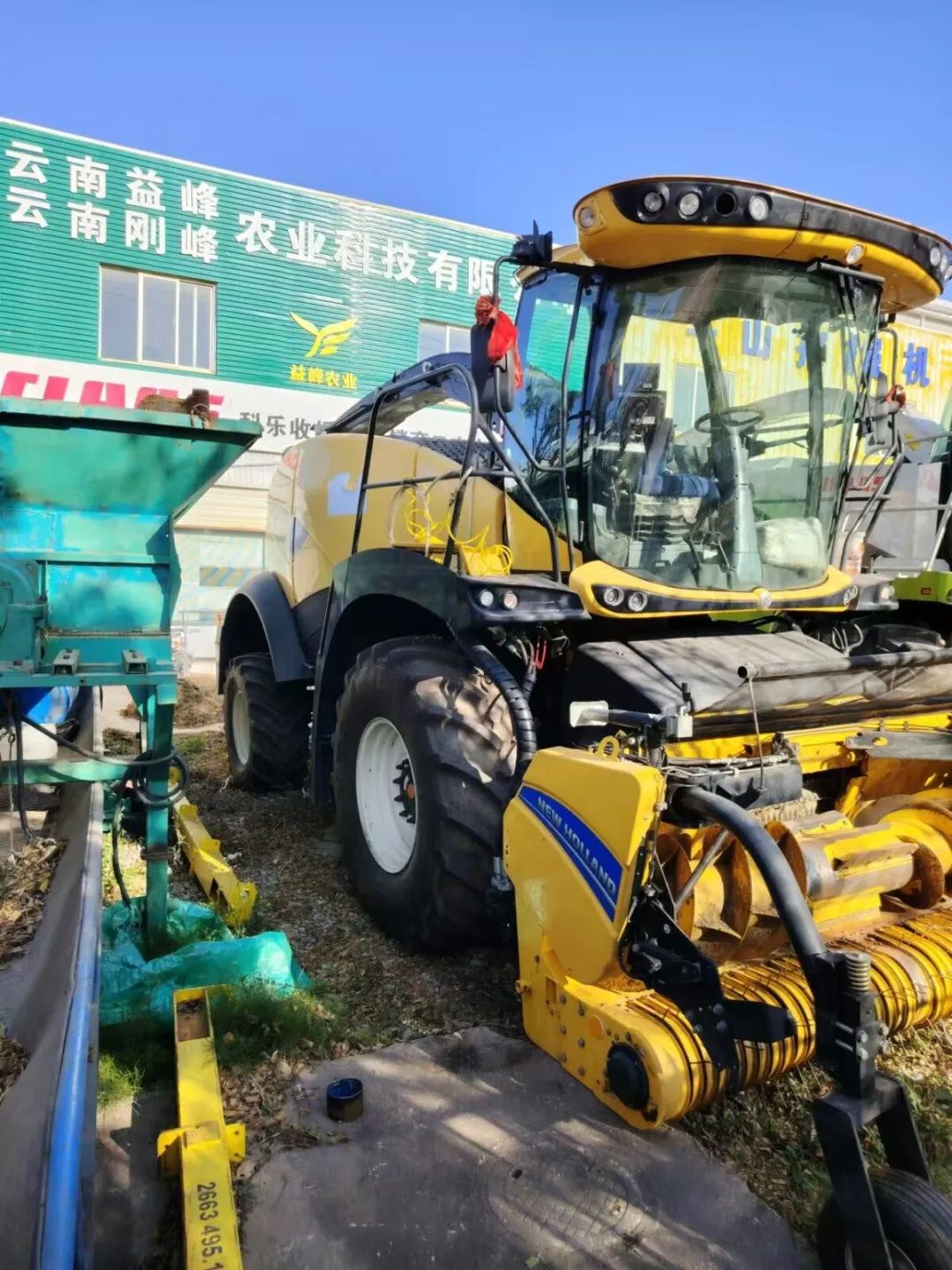 115万出售newholland纽荷兰纽荷兰fr450青贮机