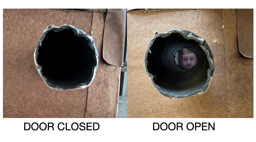 左：关闭盖子，右：打开盖子。图片由瑞德・阿兰提供。