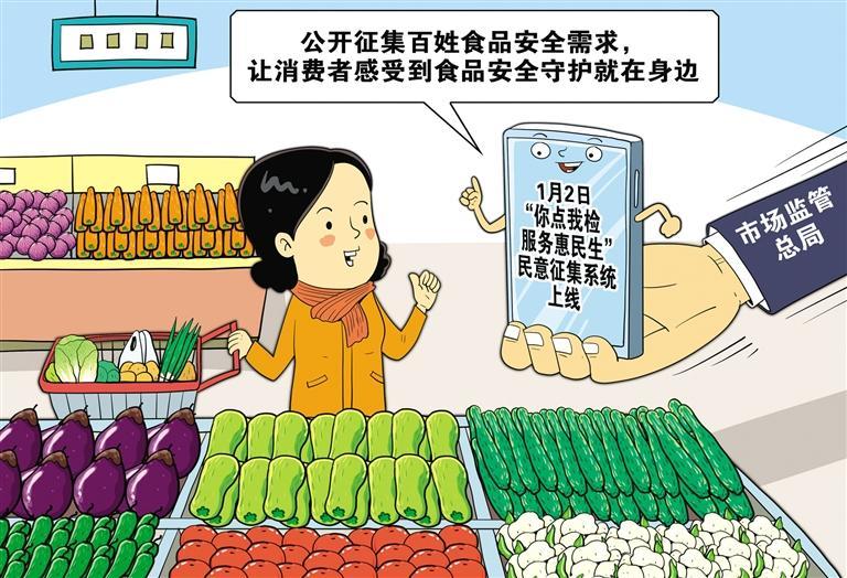 “你点我检”守护食品安全