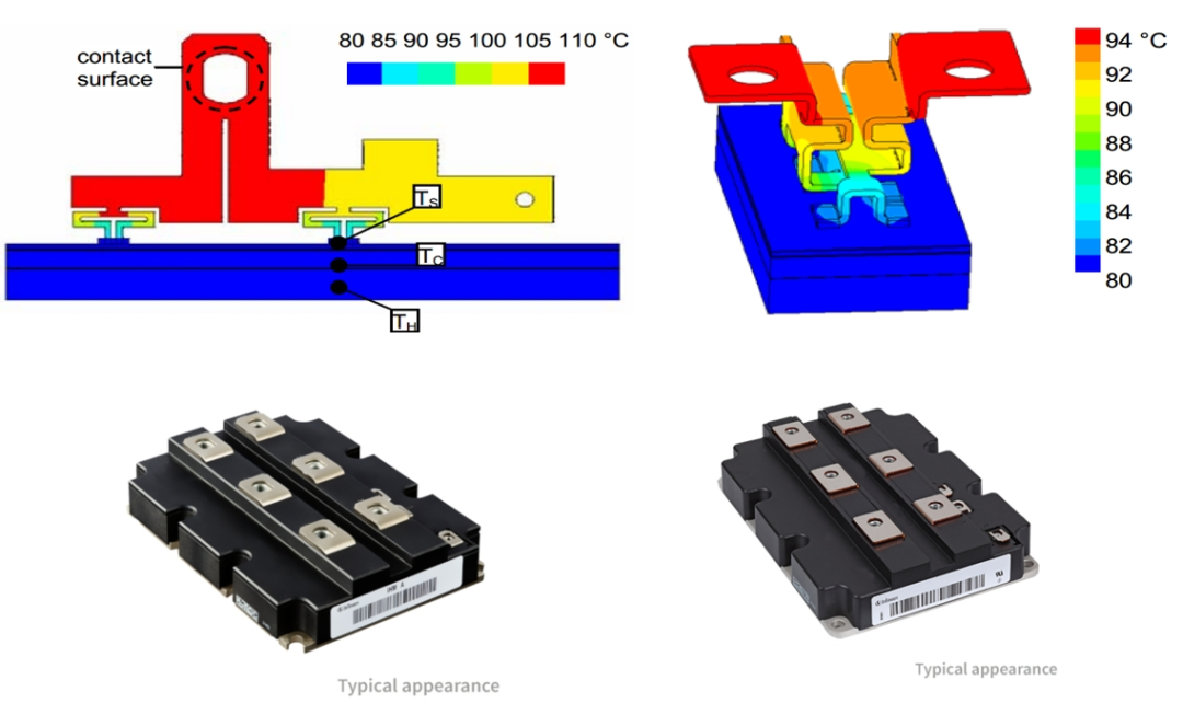 图2.两种不同的功率端子