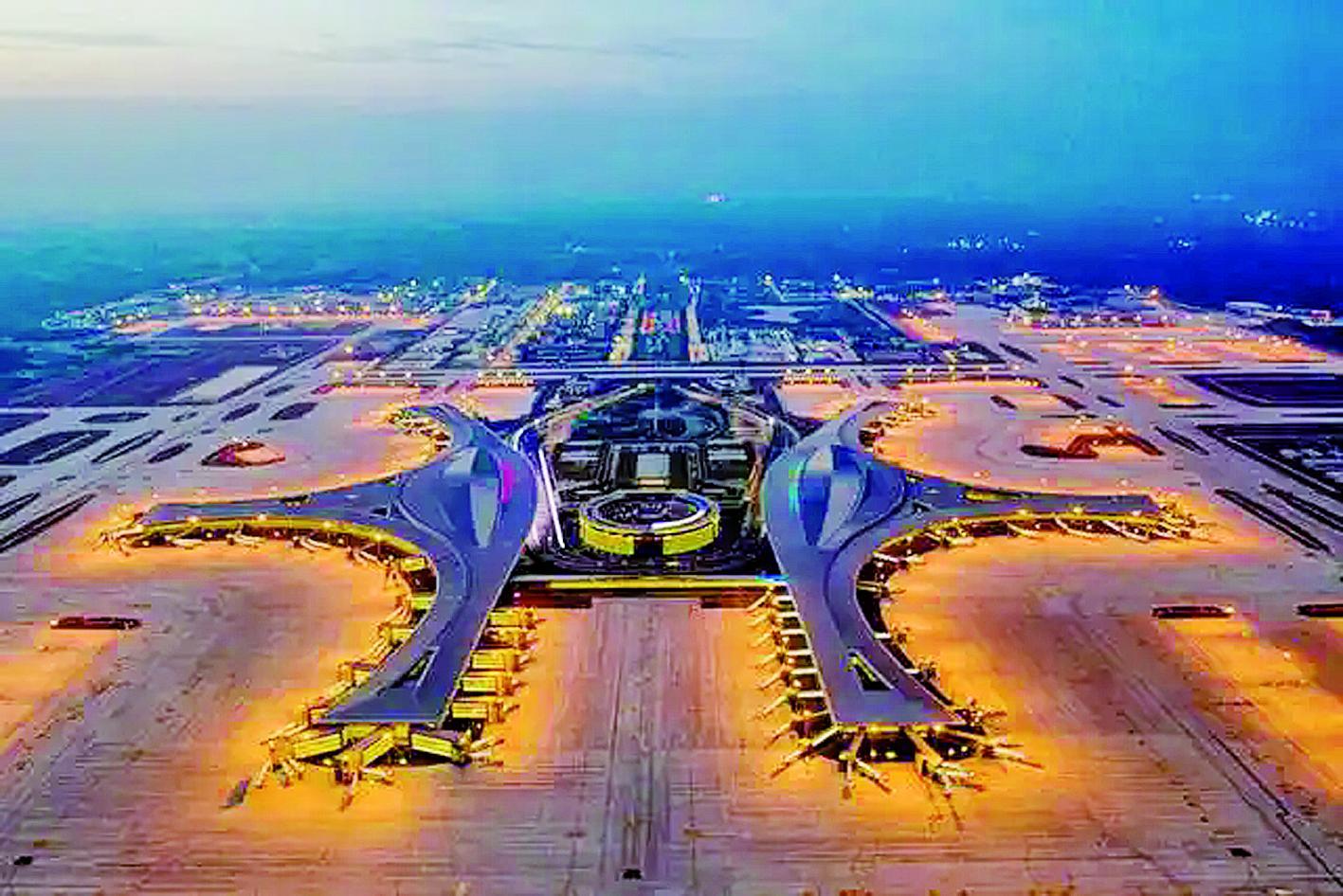 四川成都天府国际机场 新华社发