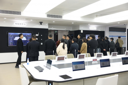 △实地参观itc浙江数字化展厅