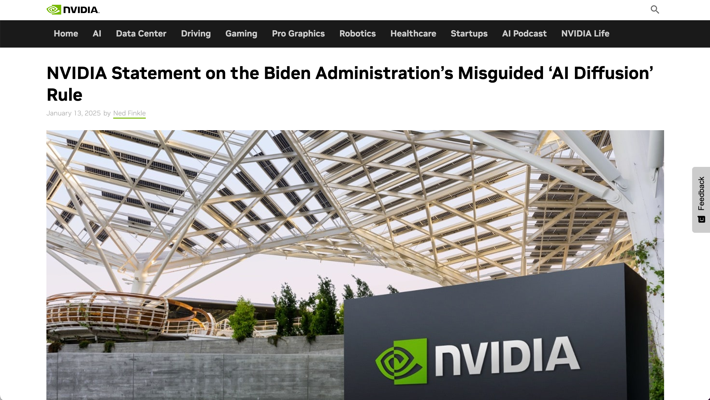 （图片来源：英伟达官网）