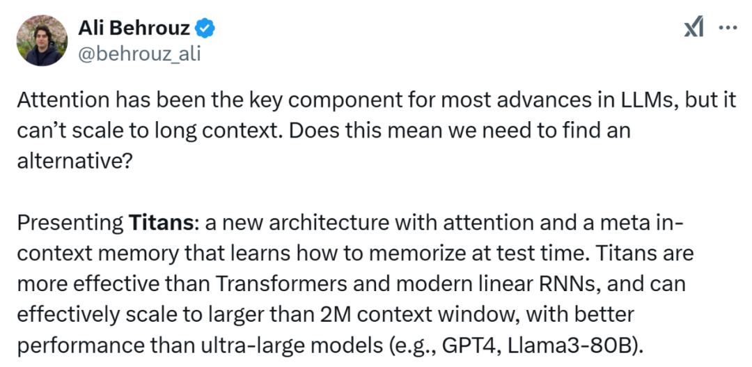 图源：https://x.com/behrouz_ali/status/1878859086227255347