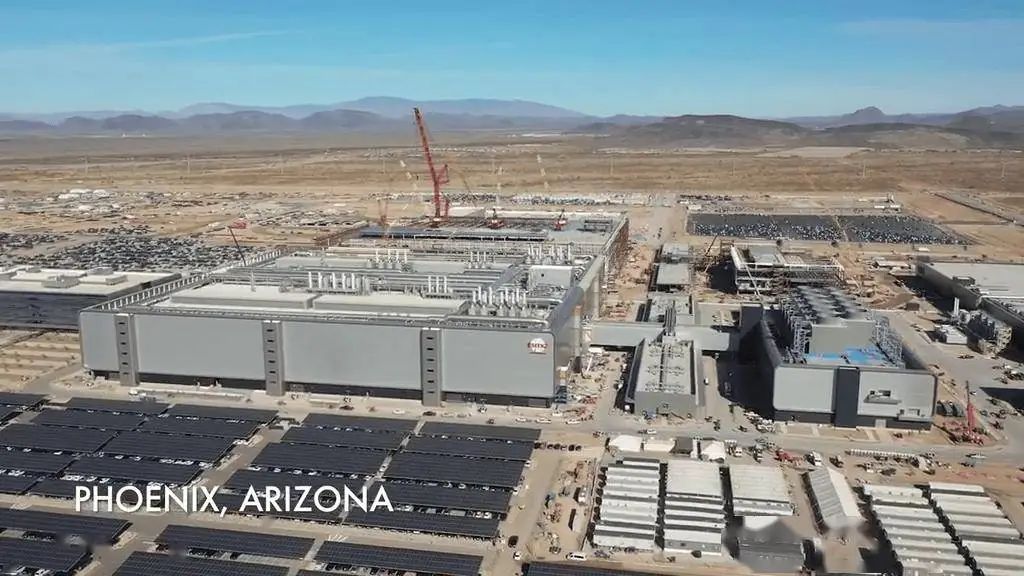 ▲ 台积电亚利桑那州晶圆厂项目工地，图源台积电官方