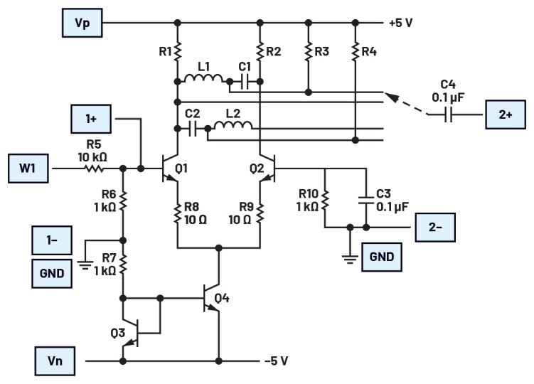 图5 多相放大器