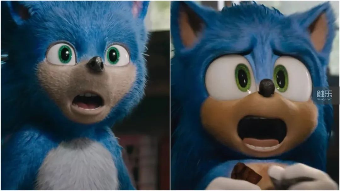 《刺猬索尼克》电影特效重做前后对比