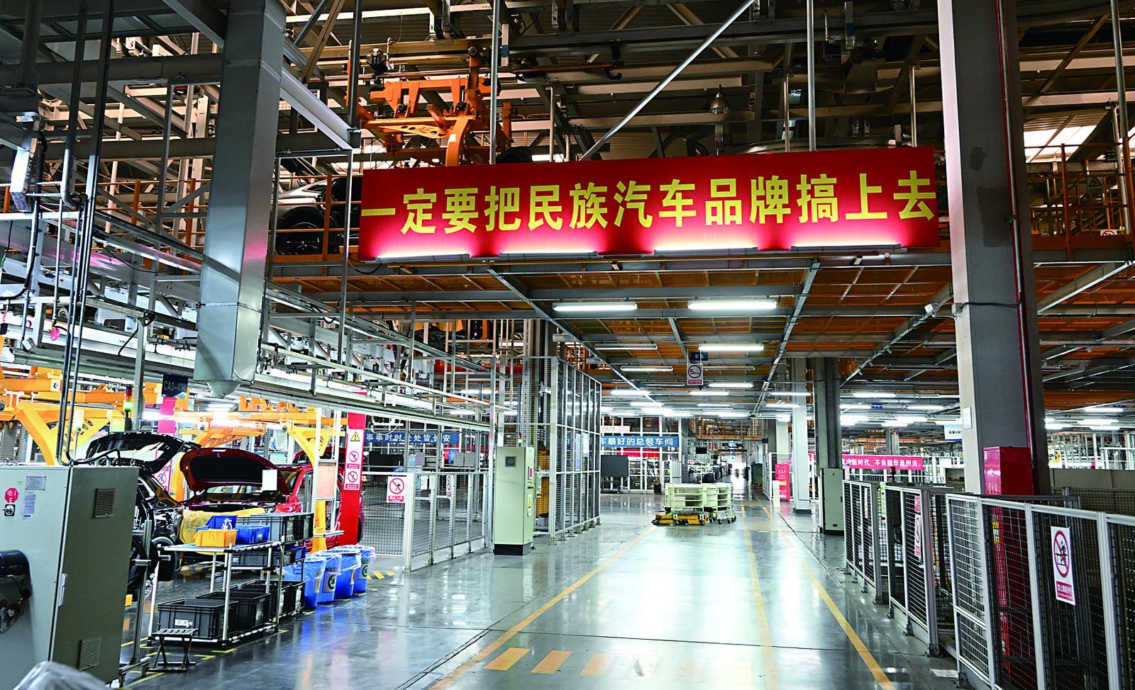 长安汽车两江工厂总装车间