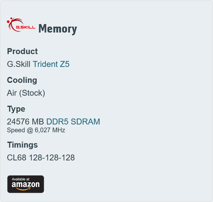 ▲ speed.fastest 创下上述成绩时的内存参数