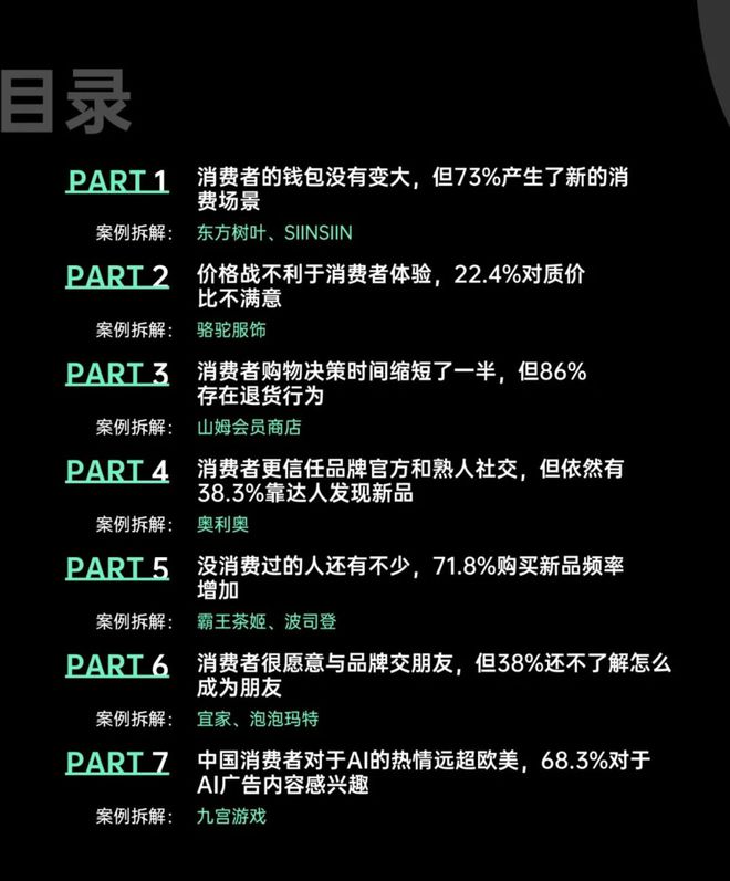 2025增长展望：我们帮你挖掘了7大消费者趋势和11个品牌案例