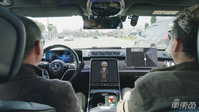 ▲英伟达新技术实车测试