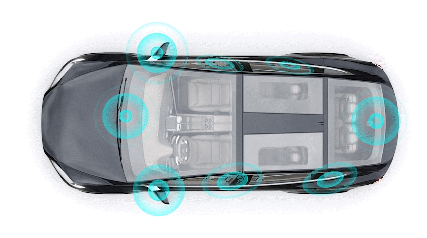 多通道车载音频功放应用场景