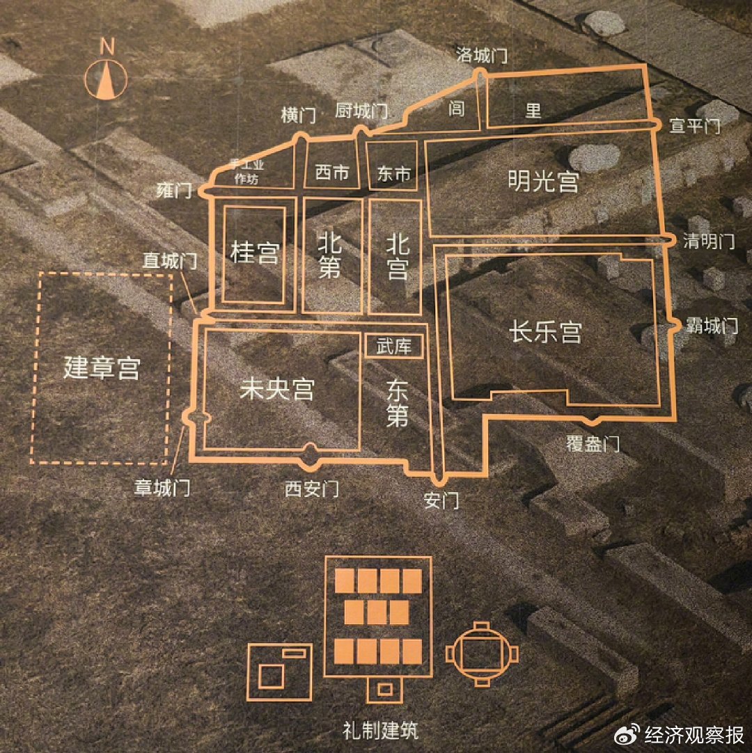 中国前漢長安未央宮残瓦(箱付き) 强汉之都：说汉长安城的遗迹和价值｜访古