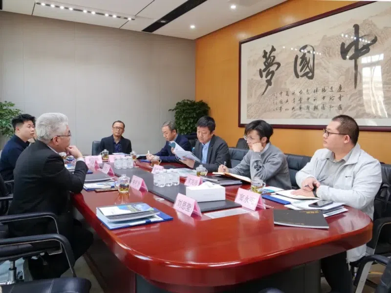 △ 呼和浩特市投促局领导一行与华夏源座谈会