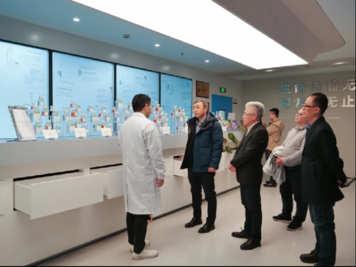 △ 呼和浩特市投促局领导一行参观华夏源iPSC及类器官研究中心