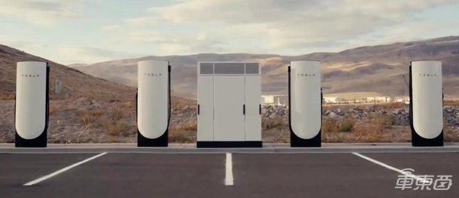 ▲特斯拉V4充电柜