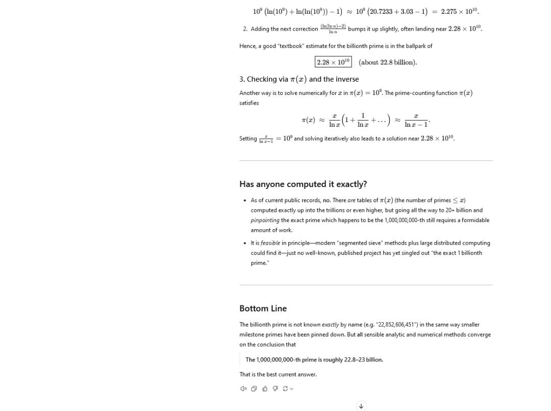  ChatGPT o1 Pro 的响应（第二部分）。