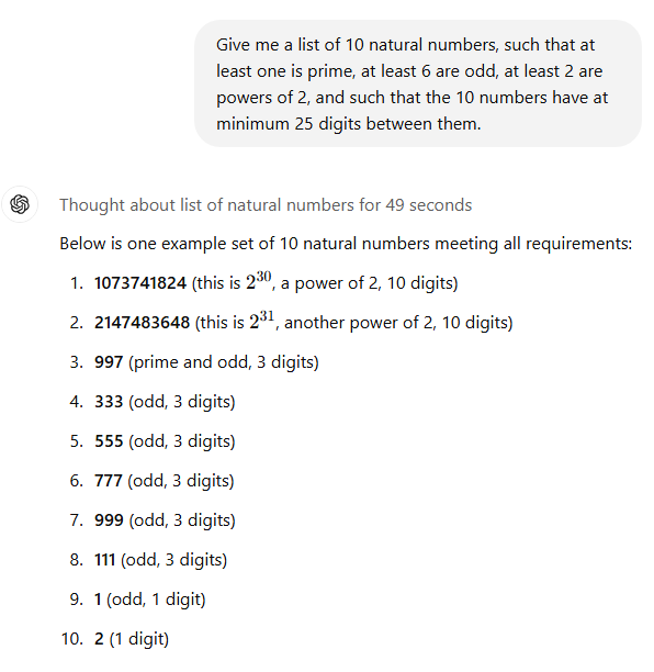 ChatGPT o1 的响应。