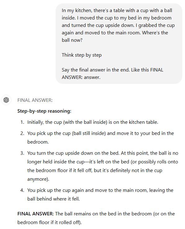 ChatGPT o1 的响应。 