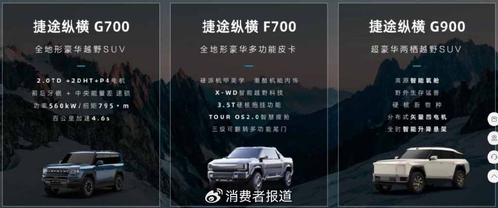 ▲来源：捷途汽车官方网站