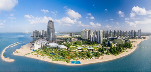 　　森林城市岛一鸟瞰