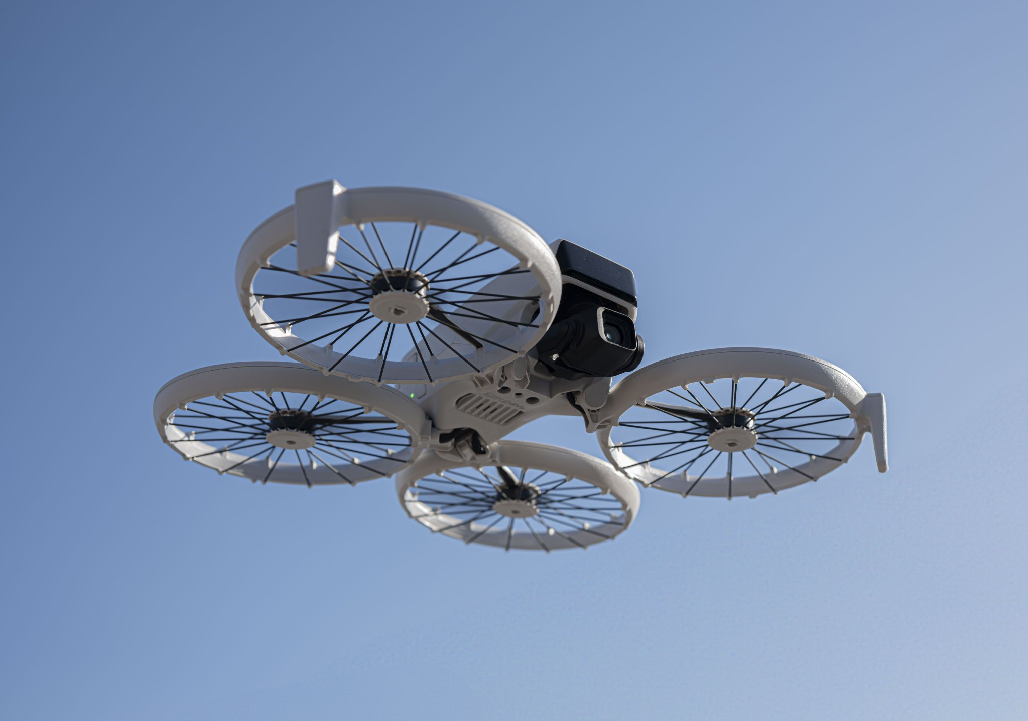 DJI Flip 飞行状态｜图片来源：极客公园