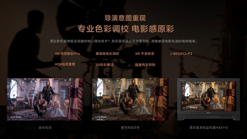 索尼电视与索尼监视器统一的色彩科学