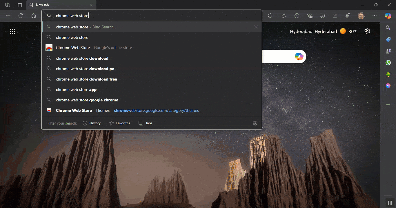 微软“围堵”谷歌浏览器：Bing 搜索“Chrome Web Store”跳横幅