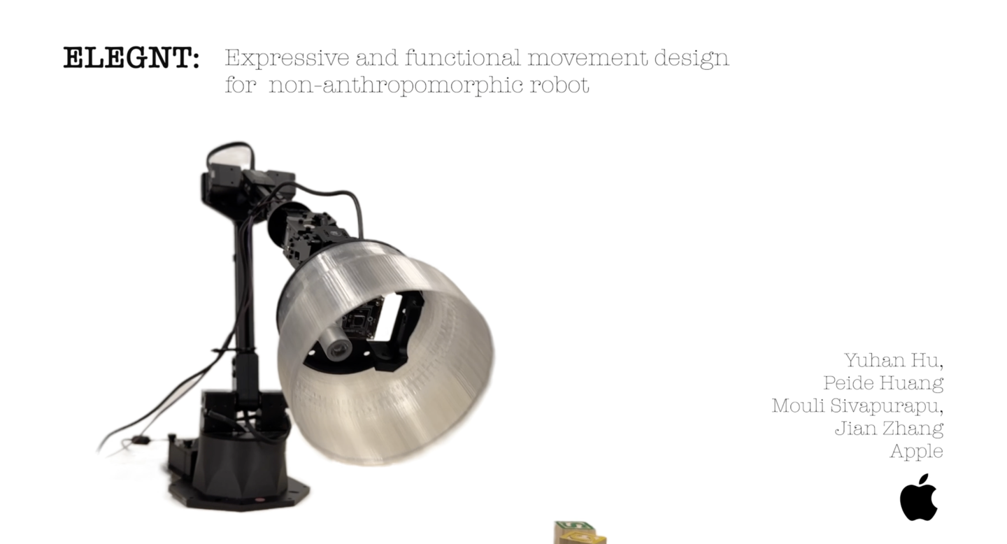▲ 苹果公司博客中展示的机器人