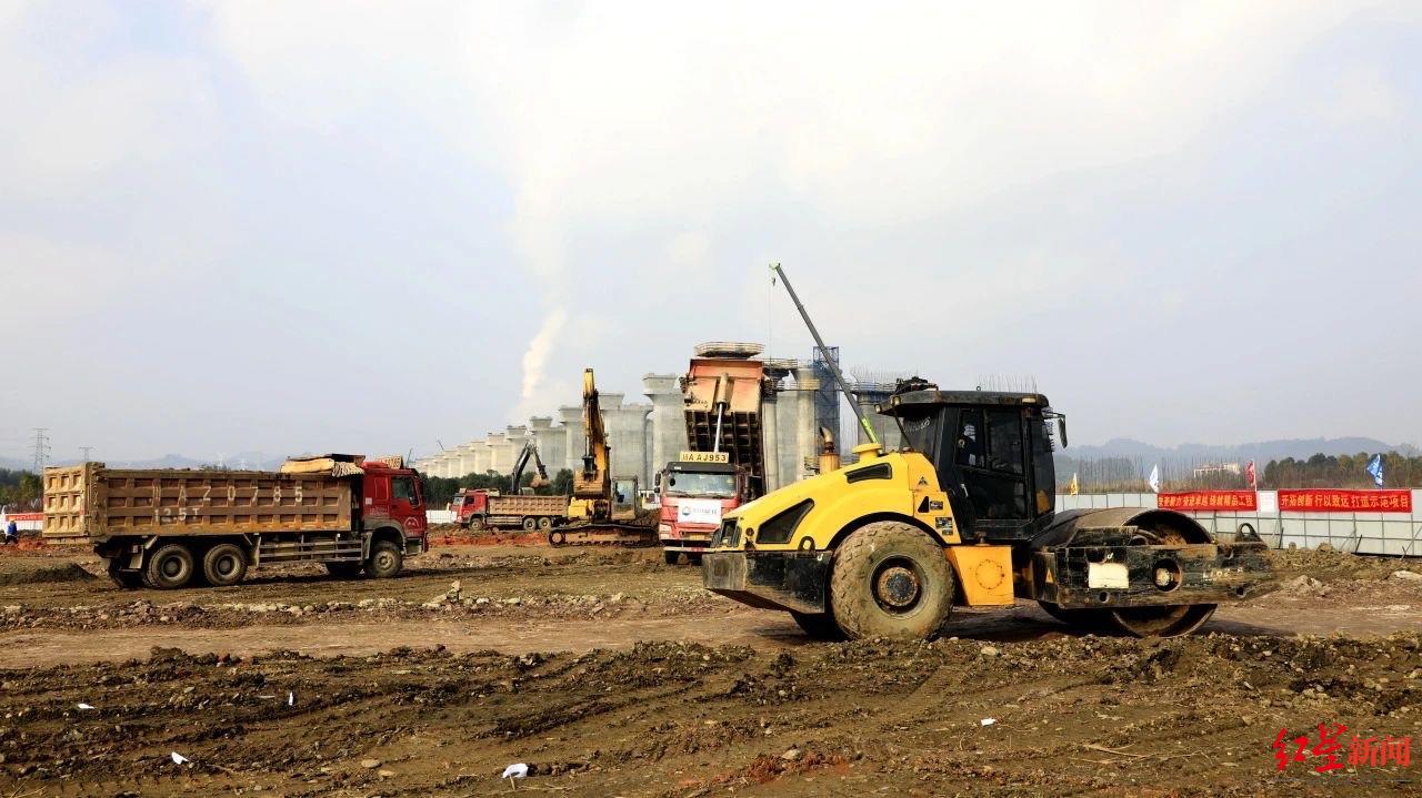 ▲邓双储能电站项目建设现场