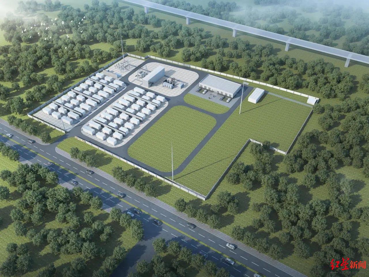 ▲邓双储能电站效果图