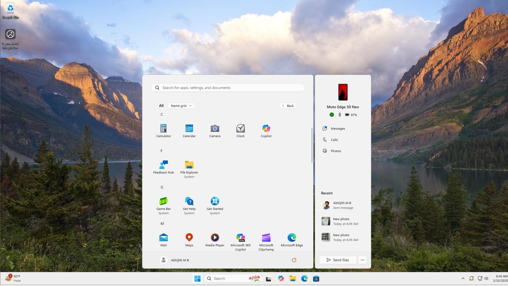 Windows 11 系统现有列表式应用列表