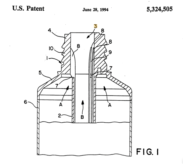 经过特别设计的牙膏盖子，图片来源：参考文献 4