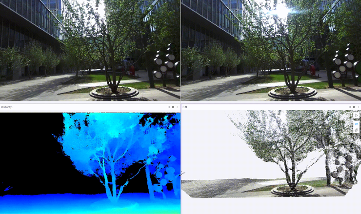 基于旭日5的双目视觉感知算法效果演示