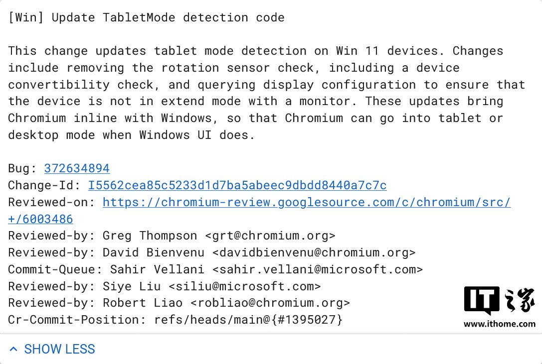 微软反哺：Win11 版谷歌Chrome 浏览器优化平板模式，无痕模式升级隐私保护