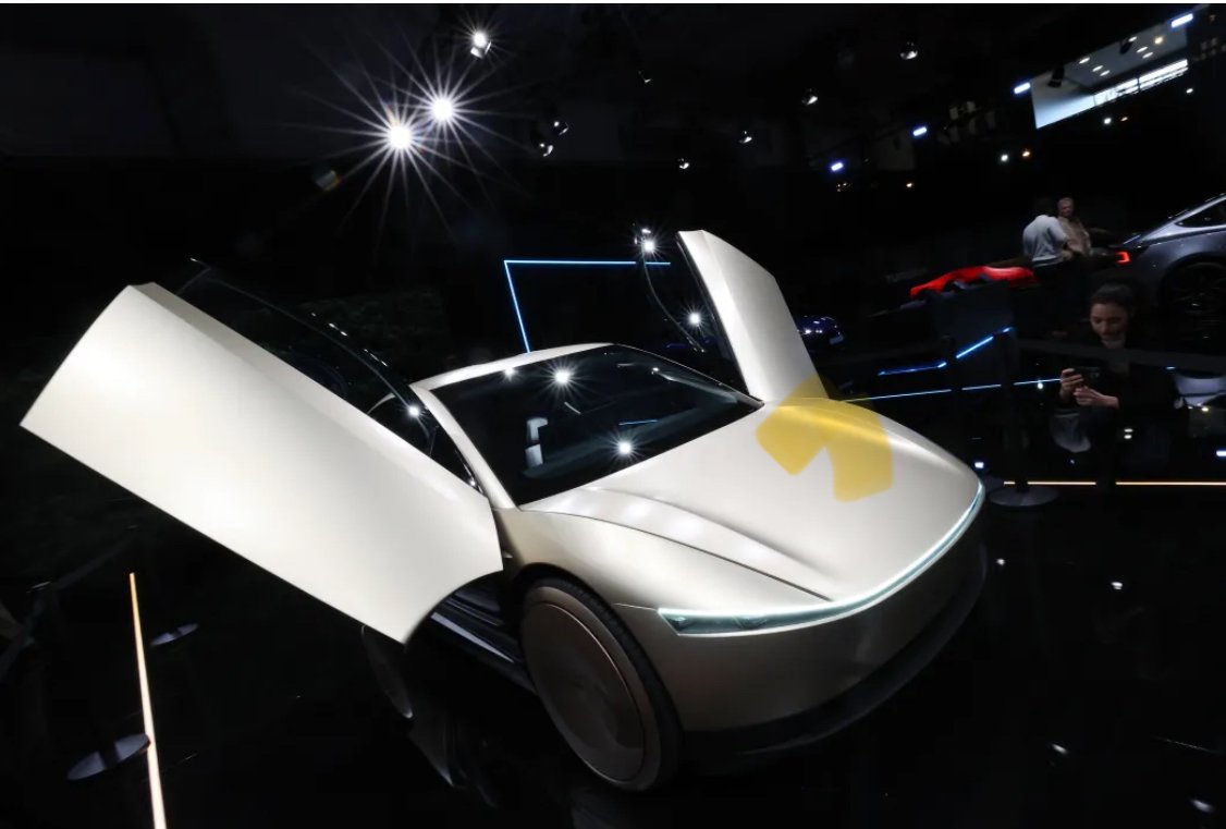 特斯拉Cybercab汽车 图源：新华社
