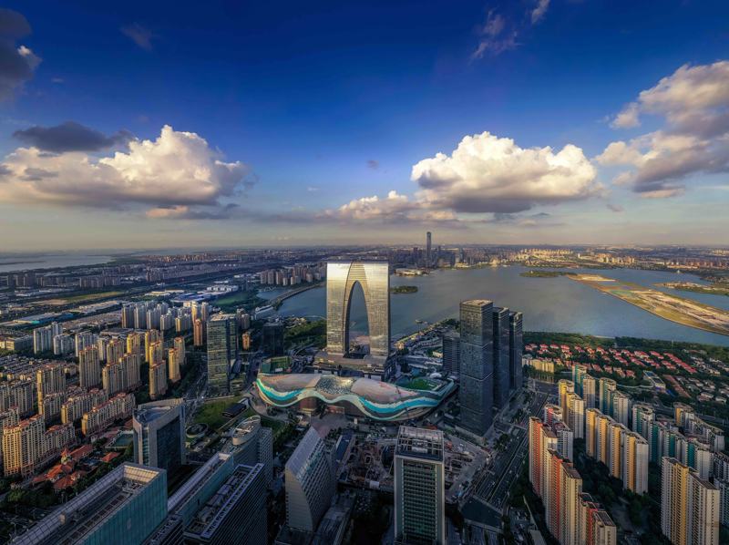 ▲资料图：苏州城市景观。