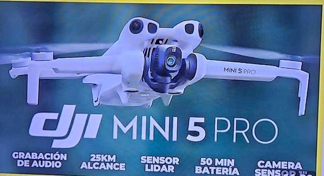 大疆 Mini 5 Pro 无人机曝料：25 公里图传、续航 50 分钟