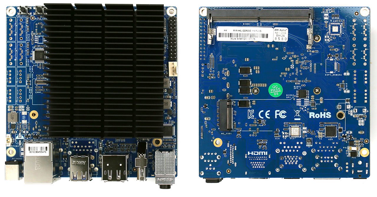 ▲ ODROID-H4 器件布局