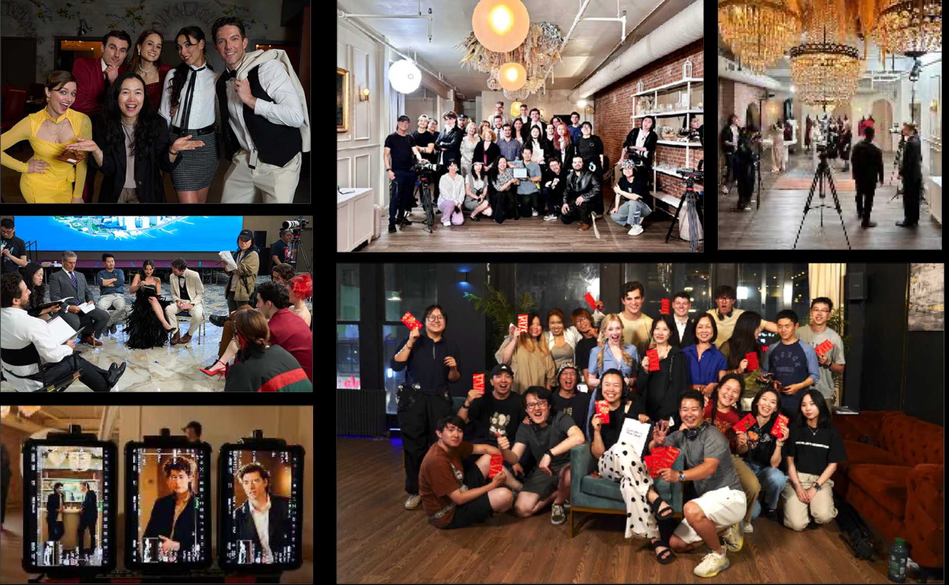  高峰和他的团队在一起 图源：受访者提供