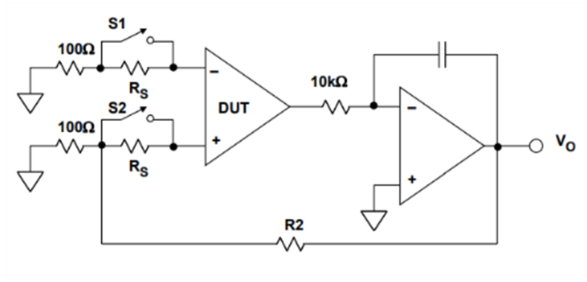 图5 输入失调电流测量电路