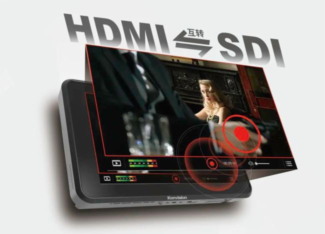 ▲ 康维讯A7S 4K录制监视器，点解图片了解更多